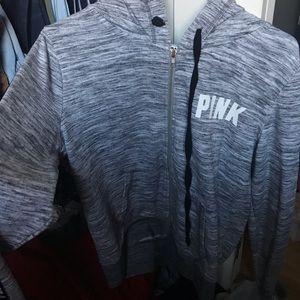 Pink zip up hoodie